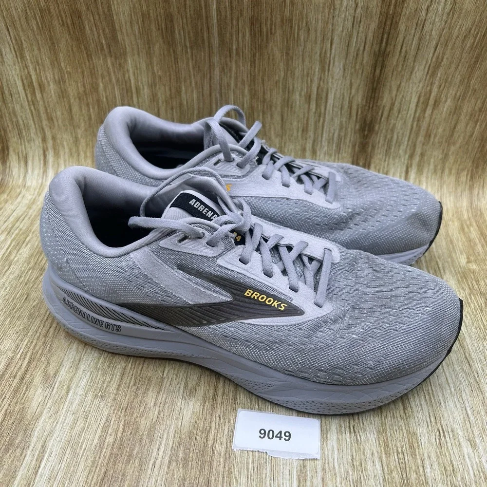 Brooks Adrenaline GTS 24 Men's 9 4E Extra Wide Grey Running Shoes 1104374E084